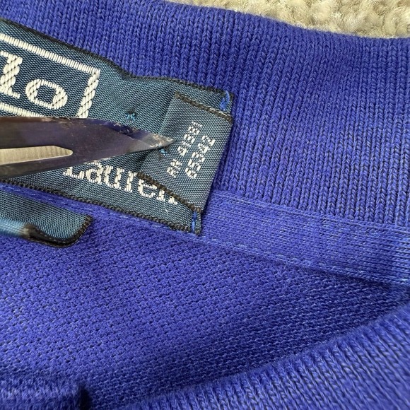 Polo Ralph Lauren Polo Shirt Men's Large Blue‎ Short Sleeve Classic Fit - Picture 10 of 13